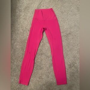 sonic pink lululemon align leggings